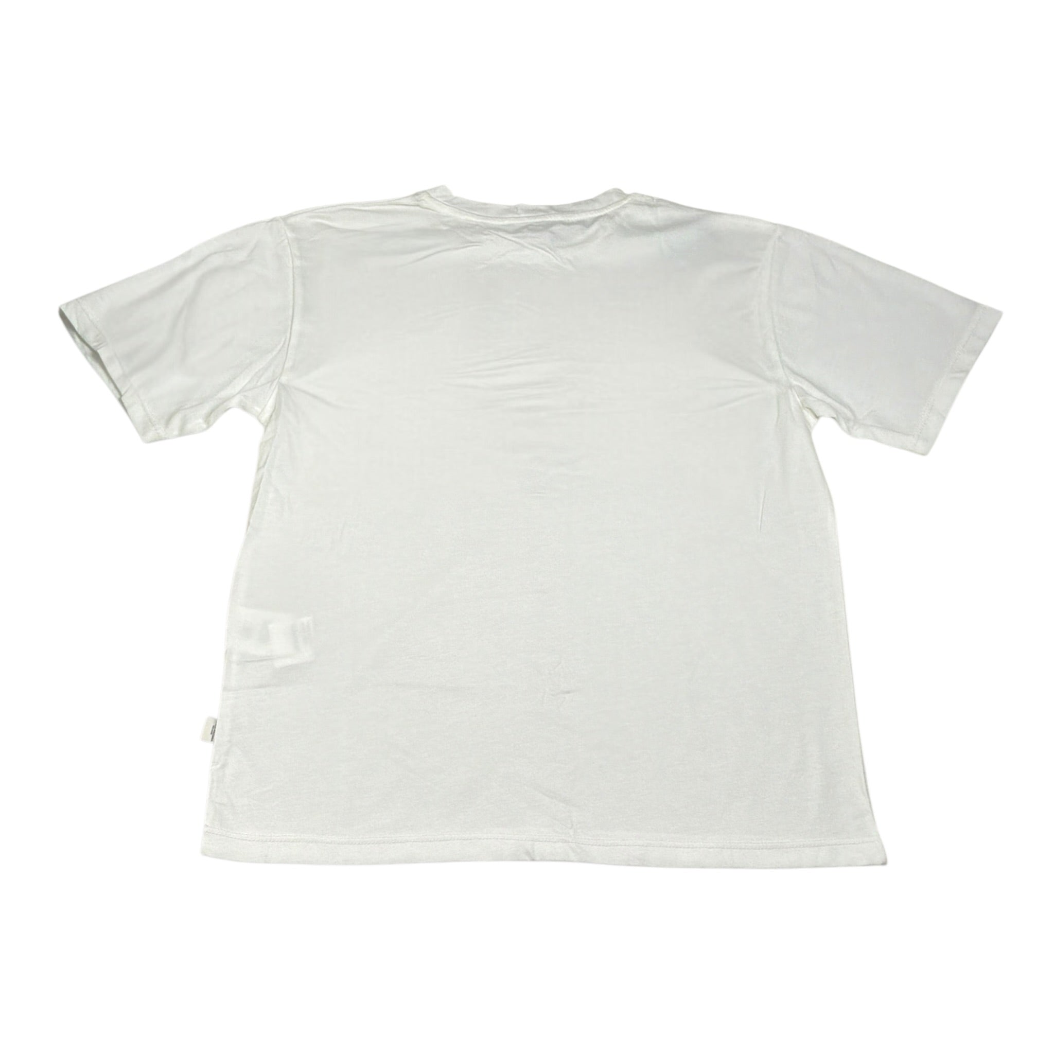 Paolo Pecora T-Shirt Girocollo tinta unita con Stampa Bianco per Bambino PP3822 BIANCO PAOLO PECORA 