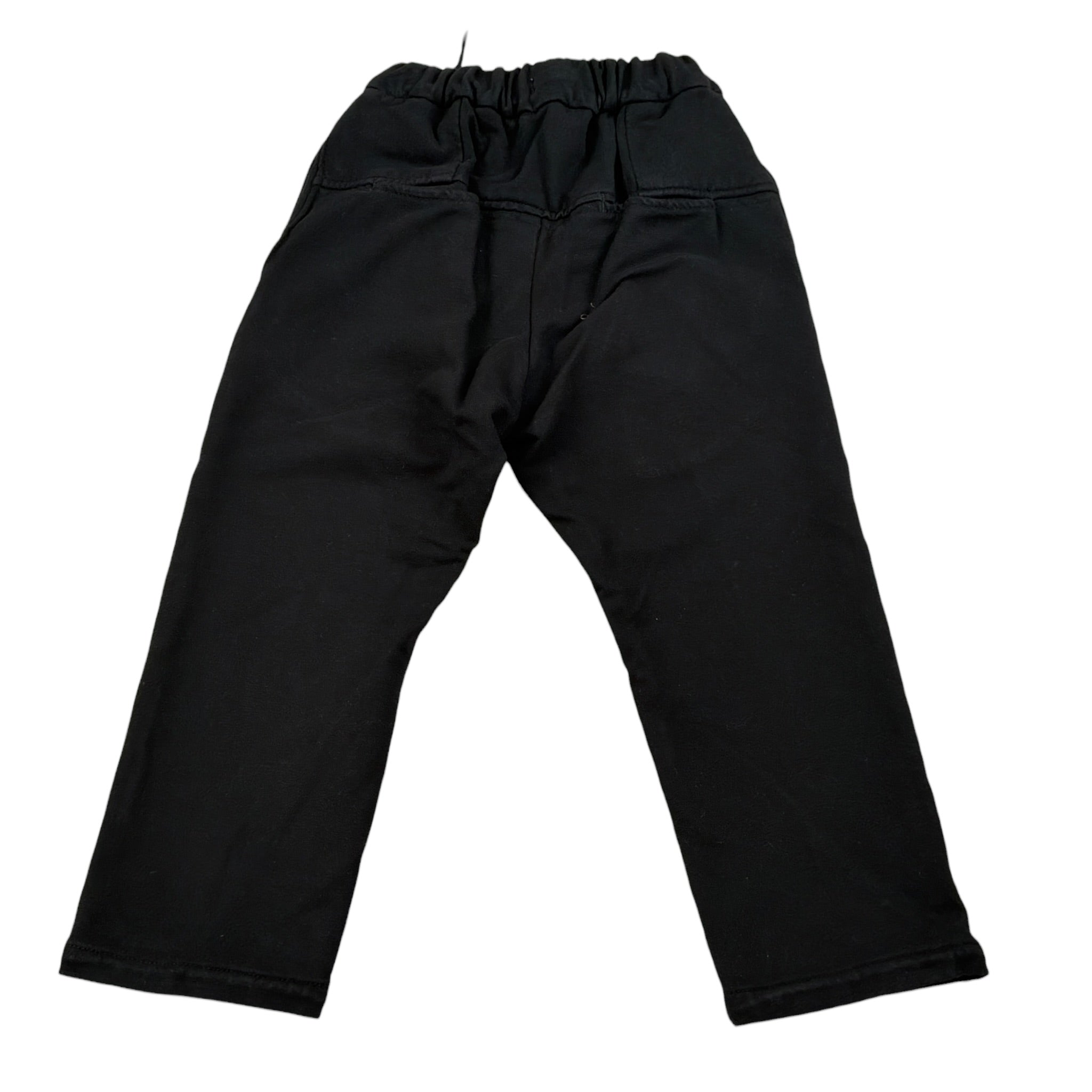 Paolo Pecora Pantalone tinta unita con Elastico In Vita Nero per Bambino PP3870 NERO PAOLO PECORA 