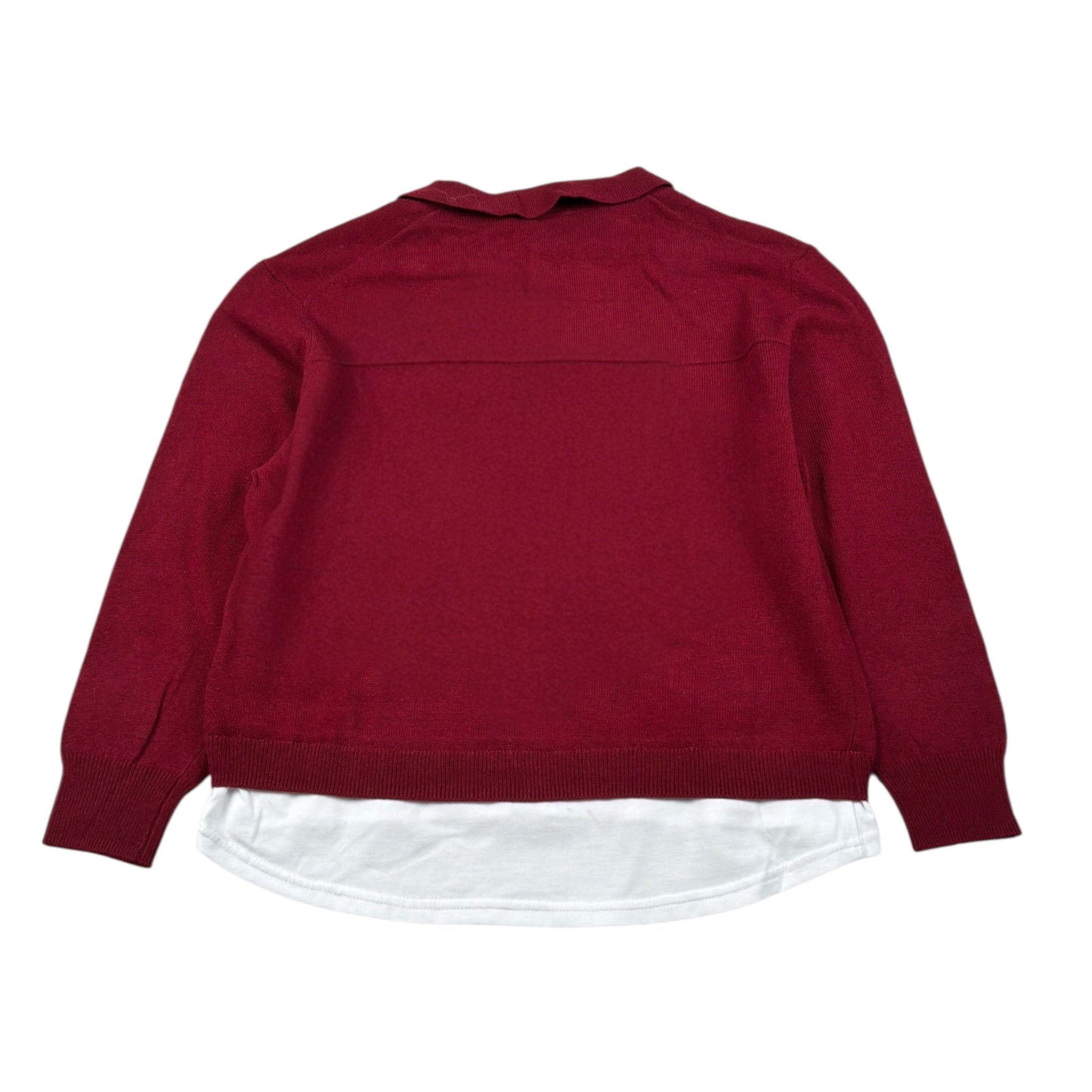 Paolo Pecora Maglia tinta unita con Colletto Rosso per Bambino PP4086 ROSSO PAOLO PECORA 
