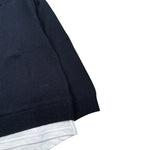 Paolo Pecora Maglia Girocollo tinta unita con Finta Shirt Blu per Neonato PP4095 BLU PAOLO PECORA 
