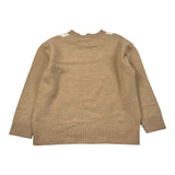 Paolo Pecora Maglia Girocollo tinta unita con Ricami Beige per Bambino PP4096X BEIGE PAOLO PECORA 