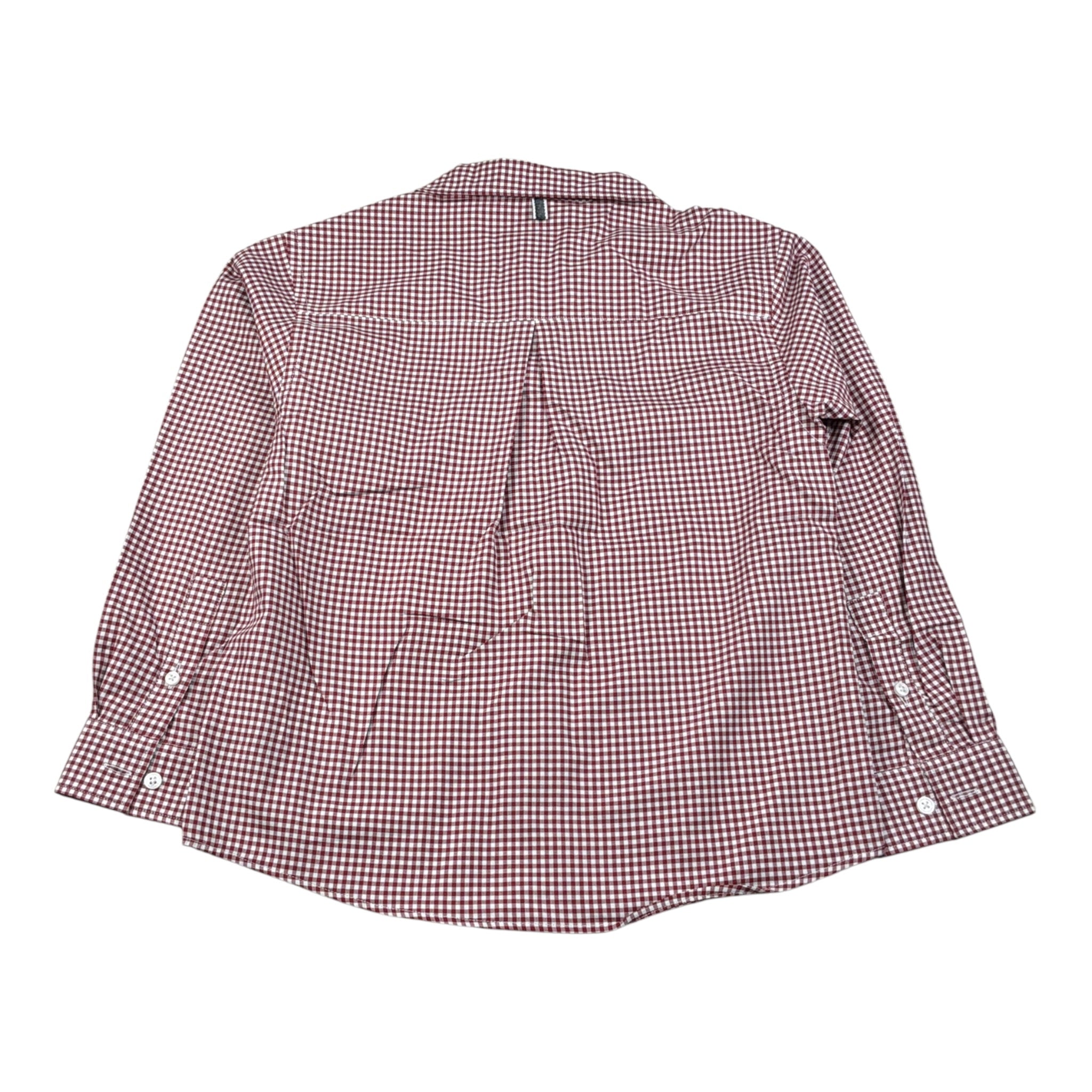 Paolo Pecora Camicia Bicolore con Fantasia A Quadri Bianco per Bambino PP4106 BIANCO PAOLO PECORA 