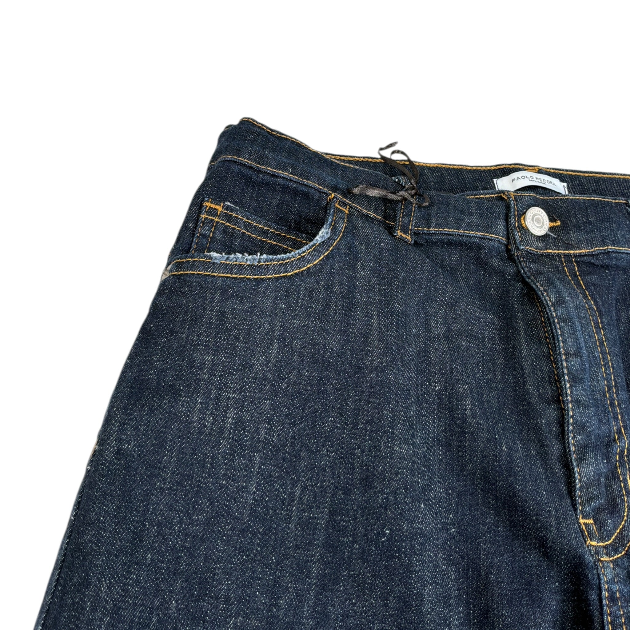 Paolo Pecora Jeans tinta unita con Girovita Regolabile Blu per Bambino PP4123X BLU PAOLO PECORA 