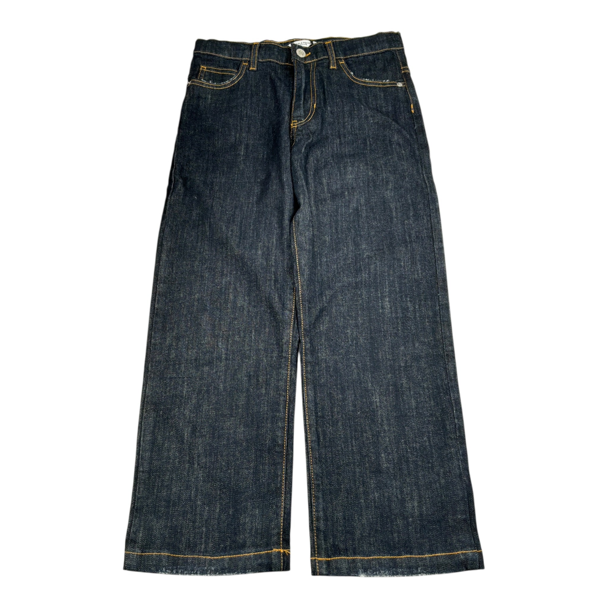 Paolo Pecora Jeans tinta unita con Girovita Regolabile Blu per Bambino PP4123XXXX BLU PAOLO PECORA 