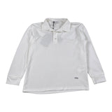 Paolo Pecora Polo Manica Lunga tinta unita Bianco per Bambino PP4125X BIANCO PAOLO PECORA 