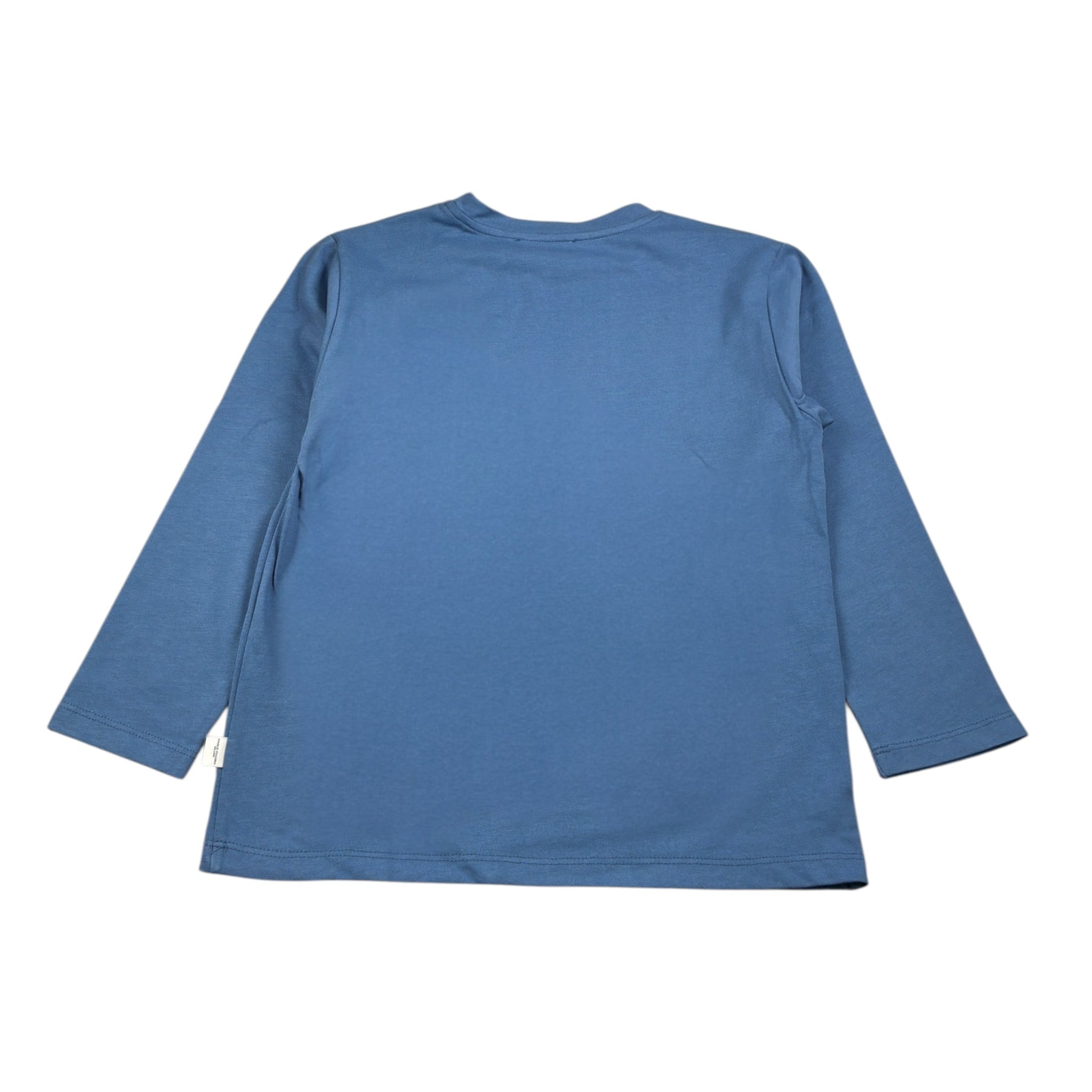 Paolo Pecora Shirt tinta unita con Stampa Azzurro Polvere per Bambino PP4131 AZZURRO POLVERE PAOLO PECORA 