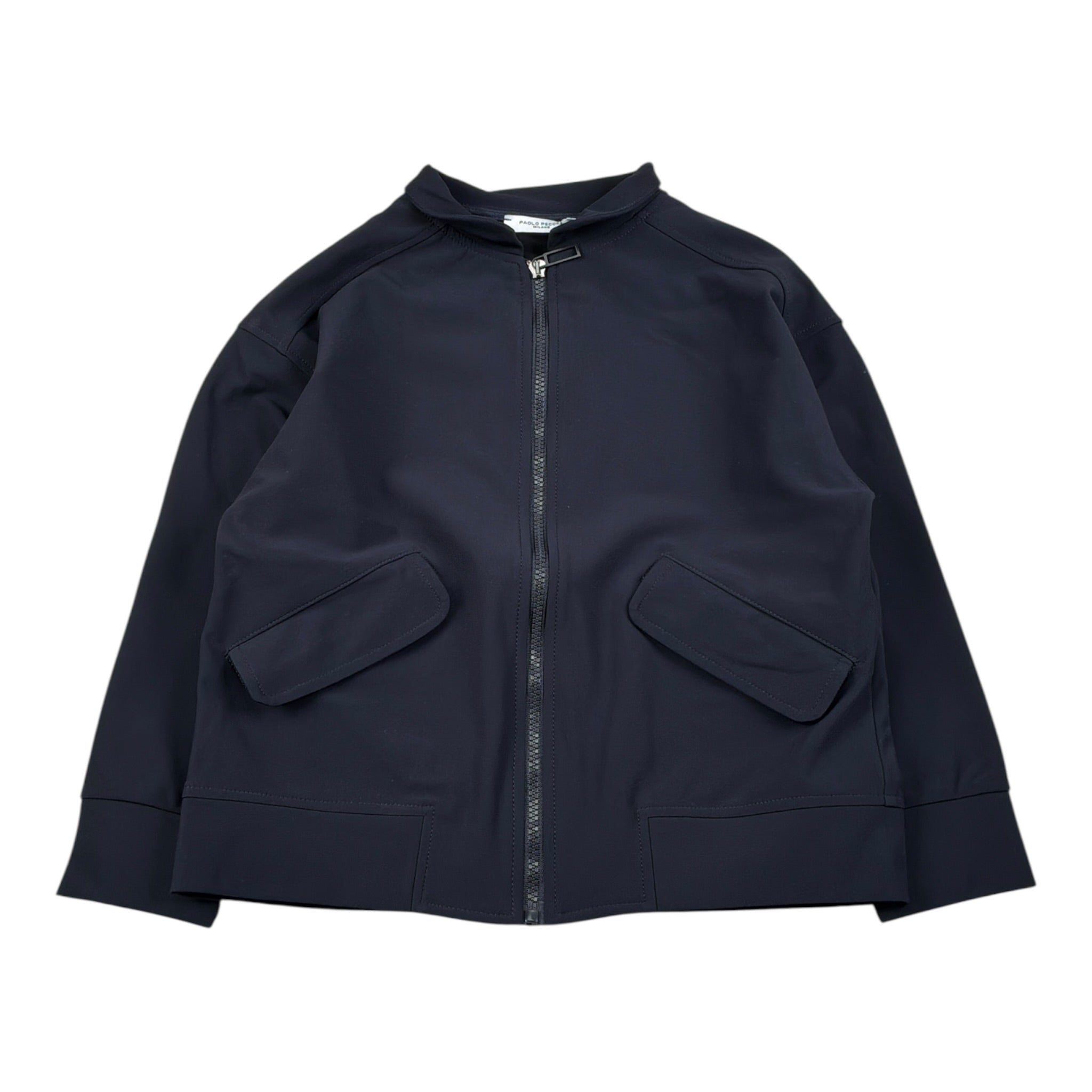 Paolo Pecora Felpa tinta unita con Zip Blu per Bambino PP4137 BLU PAOLO PECORA 