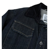 Paolo Pecora Camicia Manica Lunga tinta unita In Denim Blu per Bambino PP4146 BLU PAOLO PECORA 