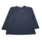 Paolo Pecora Shirt Girocollo tinta unita con Logo Blu per Bambino PP4157X BLU PAOLO PECORA 