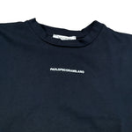 Paolo Pecora Shirt Girocollo tinta unita con Logo Blu per Bambino PP4157X BLU PAOLO PECORA 