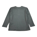 Paolo Pecora Shirt Girocollo tinta unita con Logo Grigio per Bambino PP4157XX GRIGIO PAOLO PECORA 