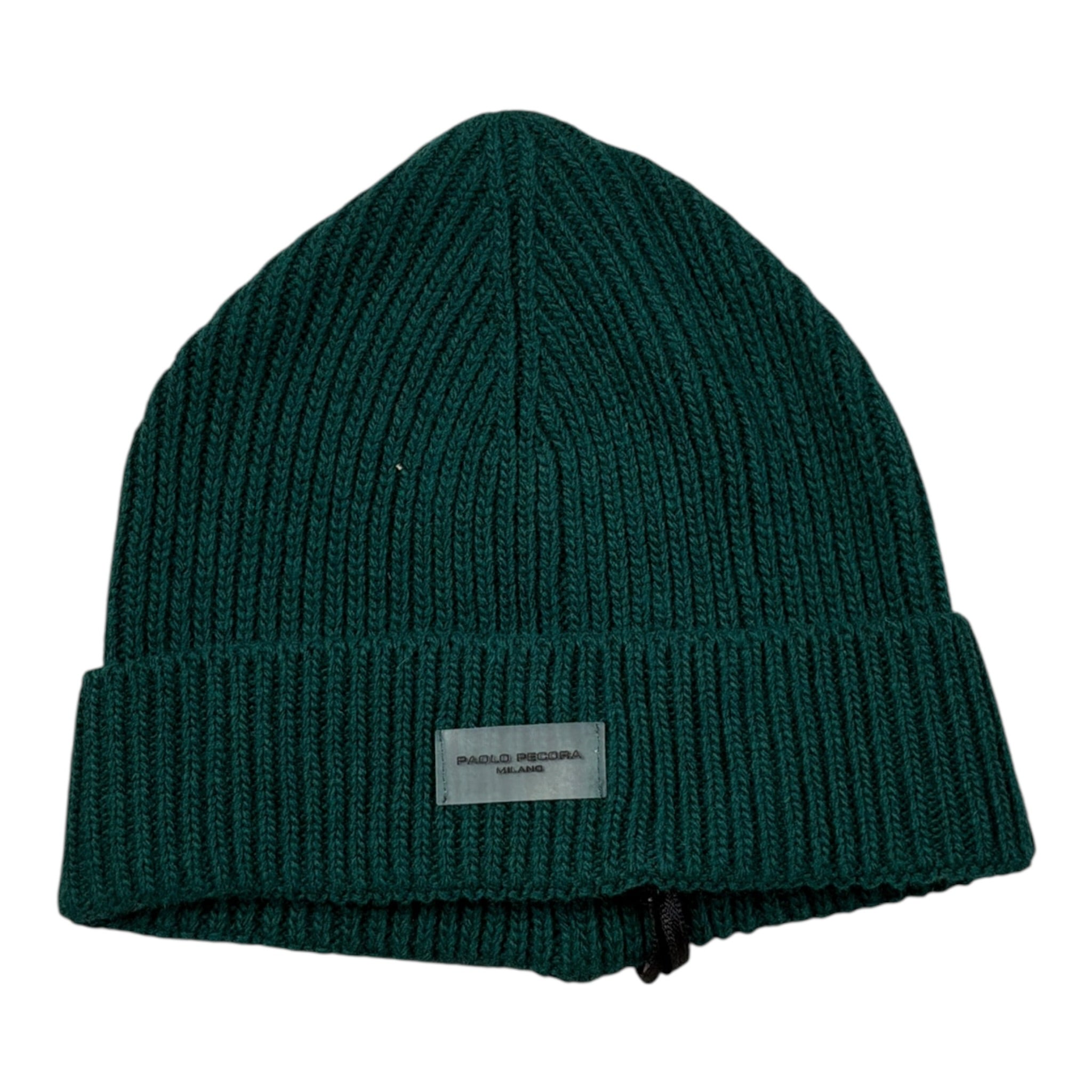 Paolo Pecora Cappello tinta unita con Logo Verde per Bambino PP41644 VERDE PAOLO PECORA 