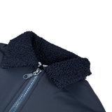Paolo Pecora Giubbino tinta unita con Zip E Colletto Blu per Bambino PP4168 BLU PAOLO PECORA 