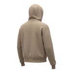 Paolo Pecora Felpa tinta unita con Zip E Cappuccio Fango per Bambino PP4438 FANGO PAOLO PECORA 