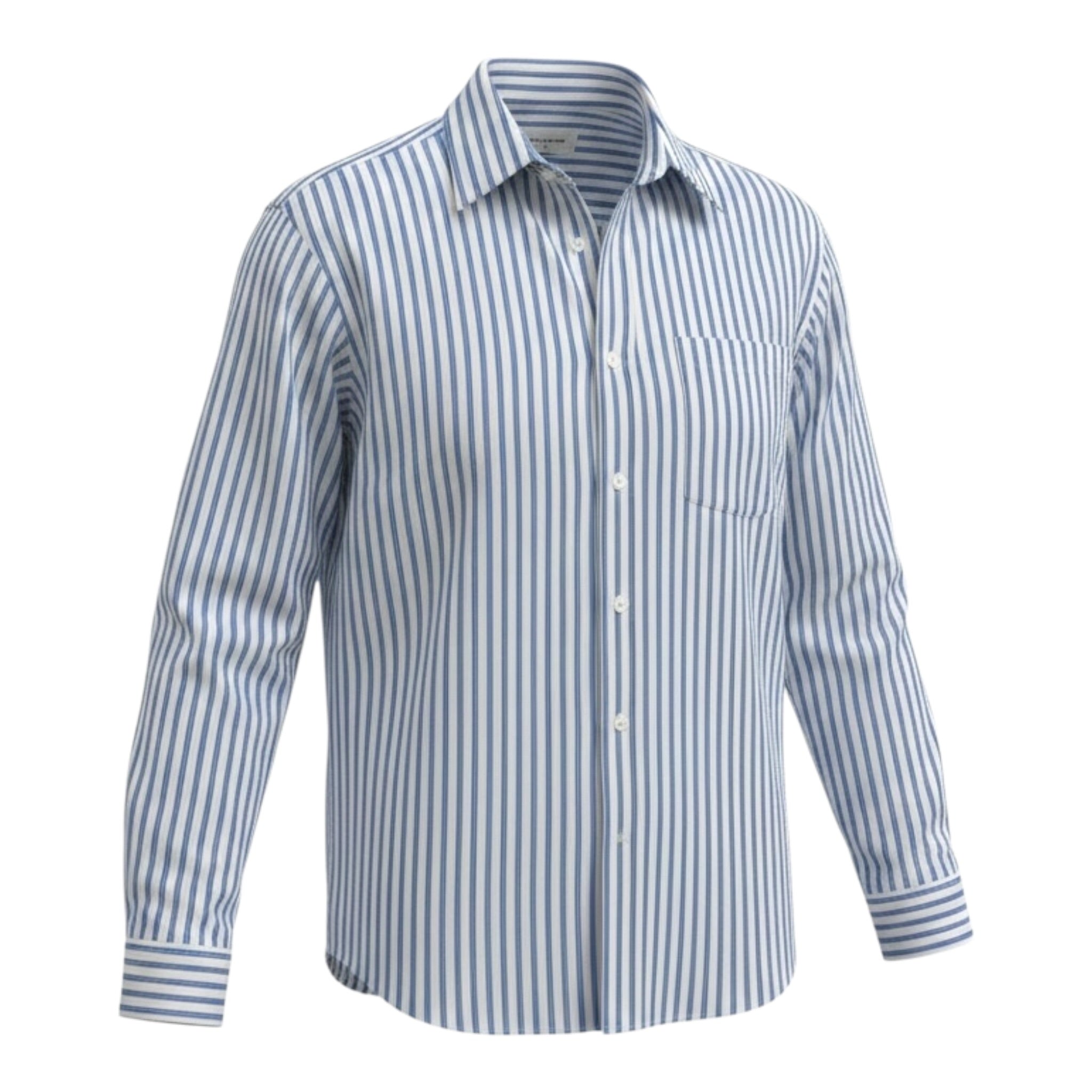 Paolo Pecora Camicia Manica Lunga Fantasia A Righe Bianco per Bambino PP4455 BIANCO PAOLO PECORA 