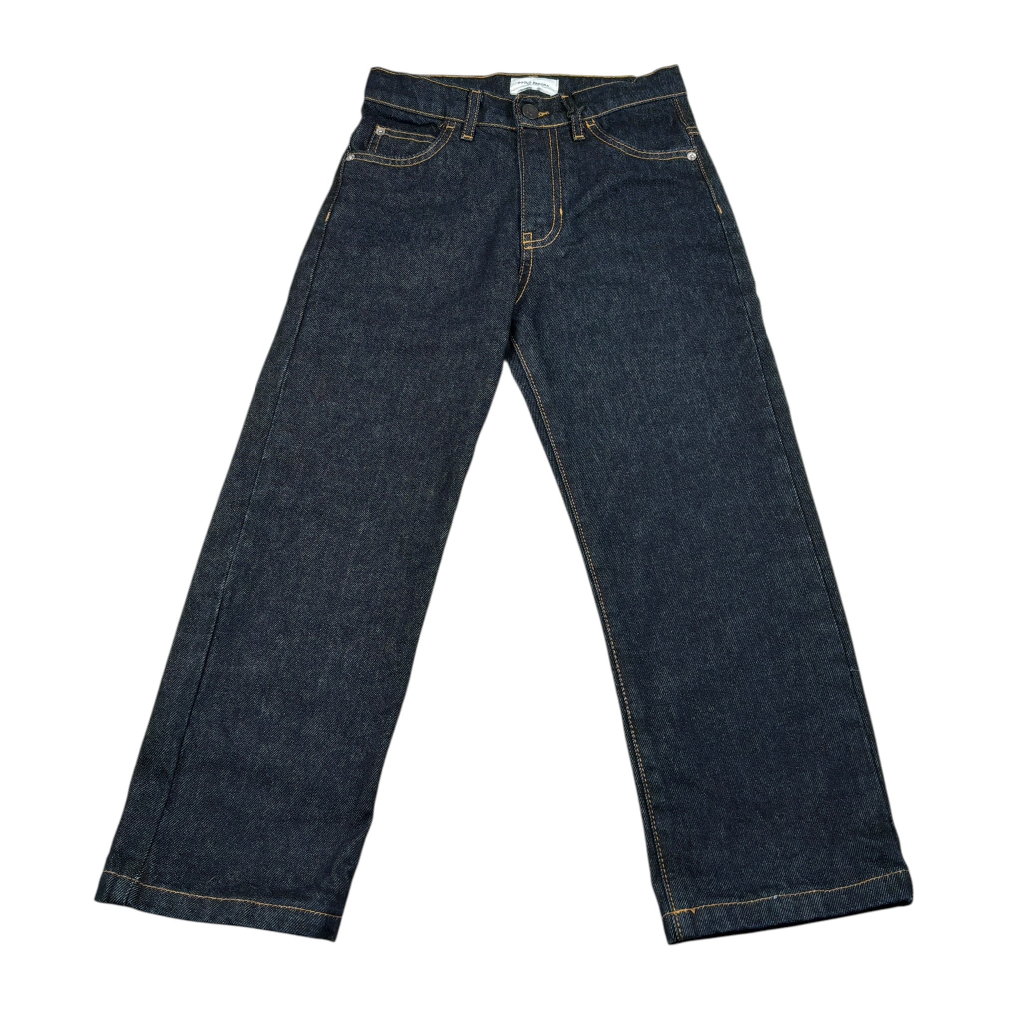 Paolo Pecora Jeans tinta unita con Girovita Regolabile Blu per Bambino PP4465 BLU PAOLO PECORA 