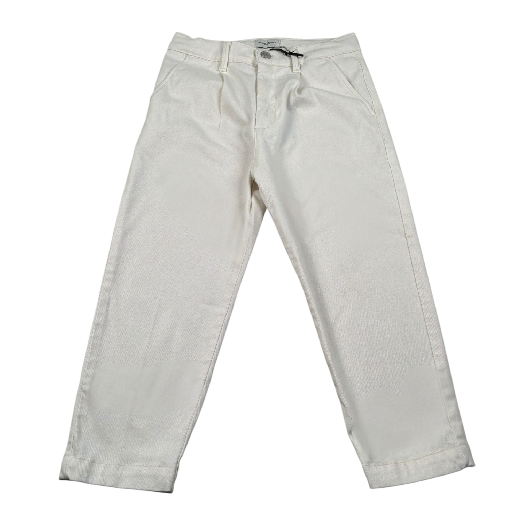 Paolo Pecora Pantalone tinta unita con Girovita Regolabile Panna per Bambino PP4469 PANNA PAOLO PECORA 