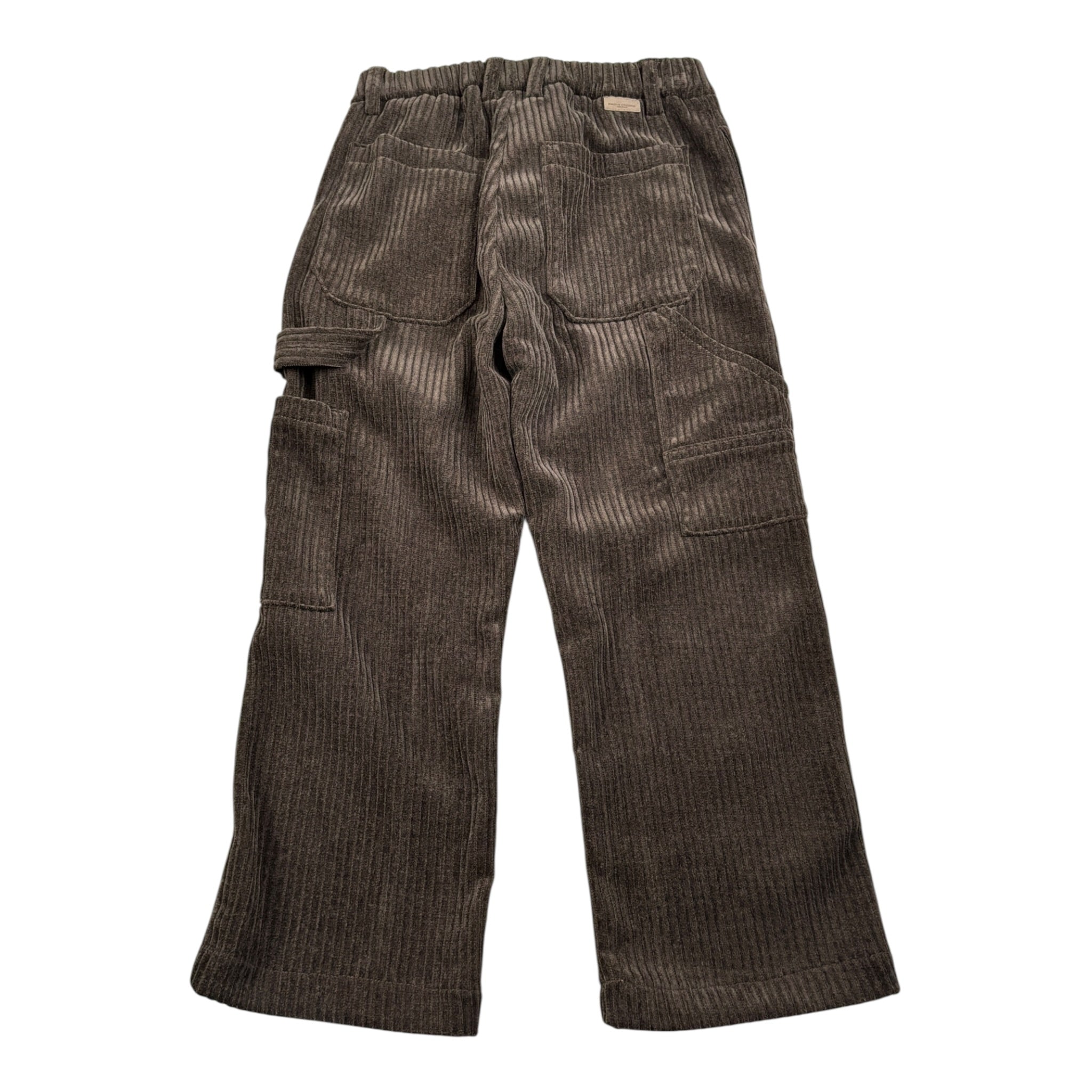 Paolo Pecora Pantalone tinta unita con Elastico In Vita Marrone per Bambino PP4480 MARRONE PAOLO PECORA 
