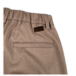 Paolo Pecora Pantalone tinta unita con Elastico Invita Cammello per Bambino PP4484 CAMMELLO PAOLO PECORA 