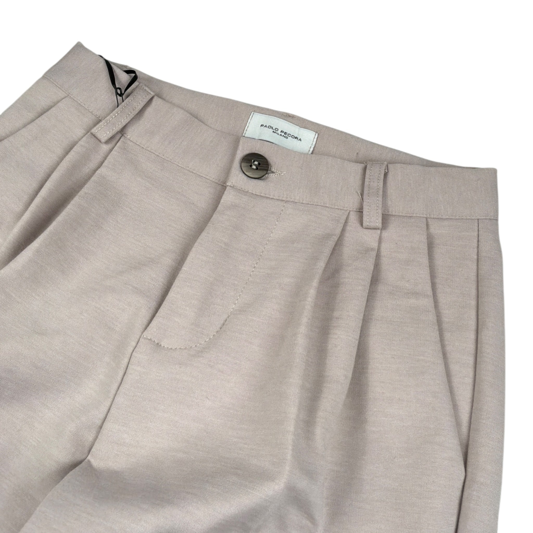 Paolo Pecora Pantalone tinta unita con Girovita Regolabile Beige per Bambino PP4486 BEIGE PAOLO PECORA 