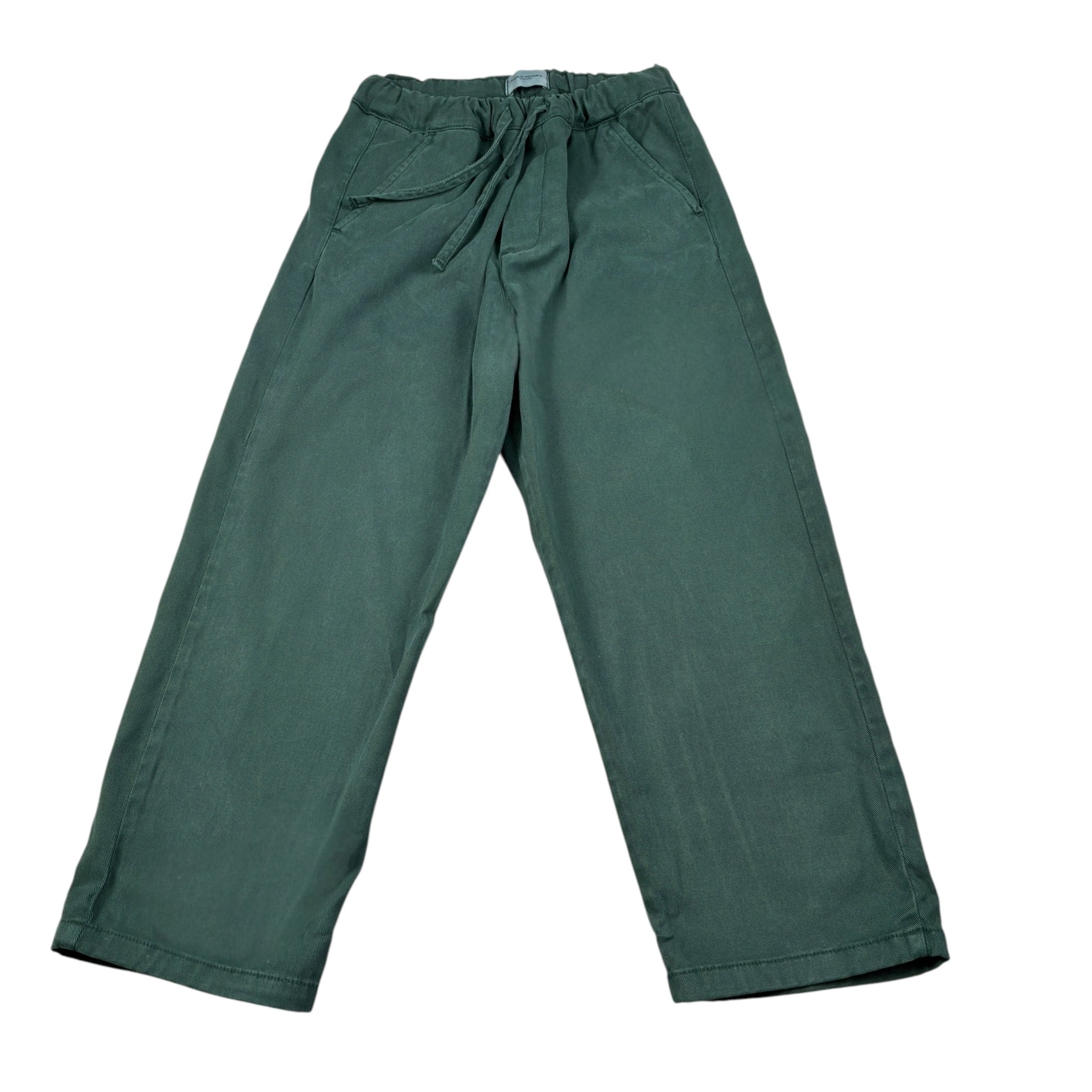 Paolo Pecora Pantalone tinta unita con Elastico In Vita Verde per Bambino PP4487 VERDE PAOLO PECORA 