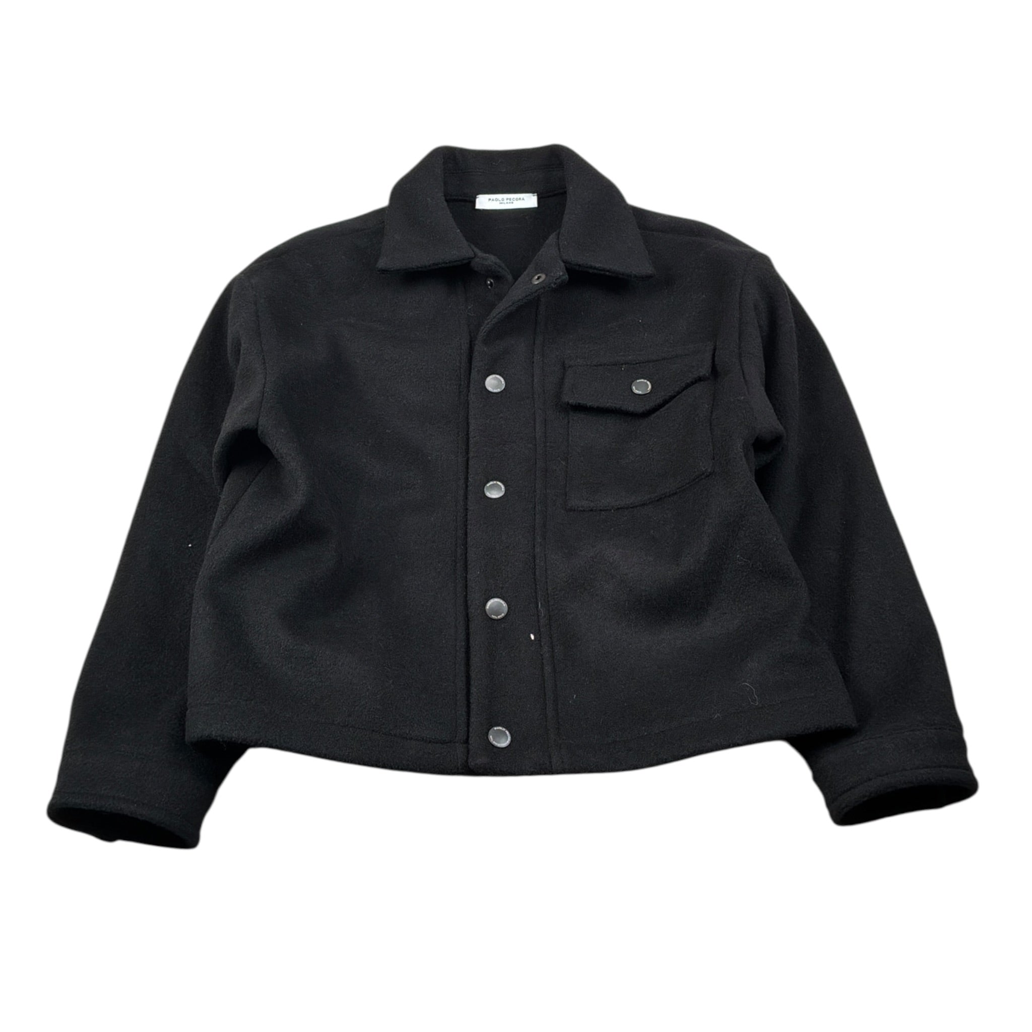 Paolo Pecora Giacca Camicia tinta unita Nero per Bambino PP4493 NERO PAOLO PECORA 