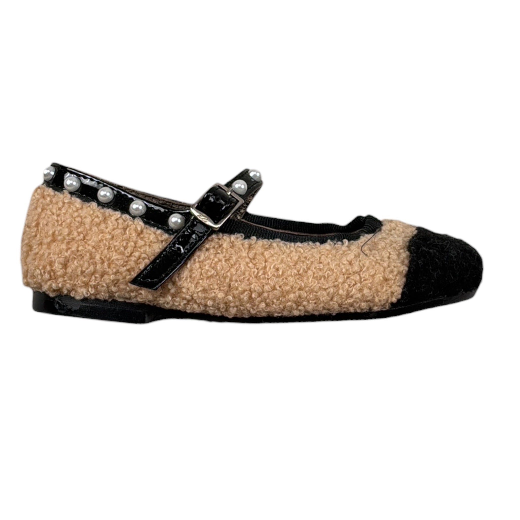 Papanatas Ballerina tinta unita Beige per Bambina 42049AH BEIGE PAPANATAS 