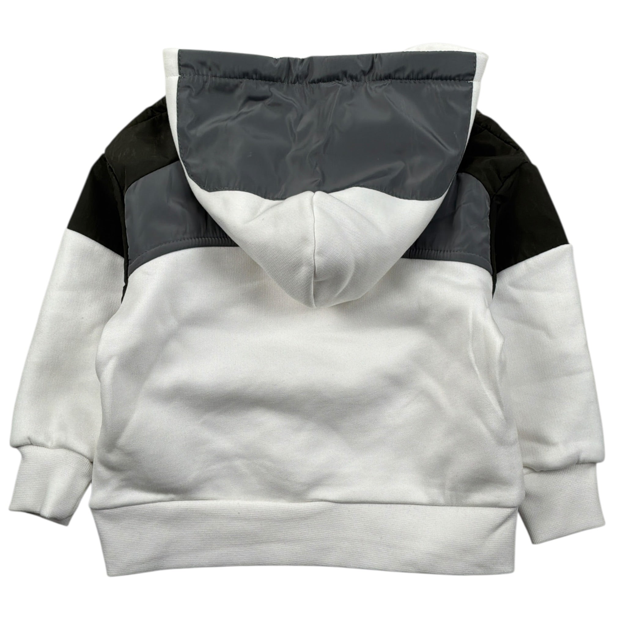 Patriot Felpa tinta unita con Cappuccio Bianco per Bambino PFE032 BIANCO PATRIOT 