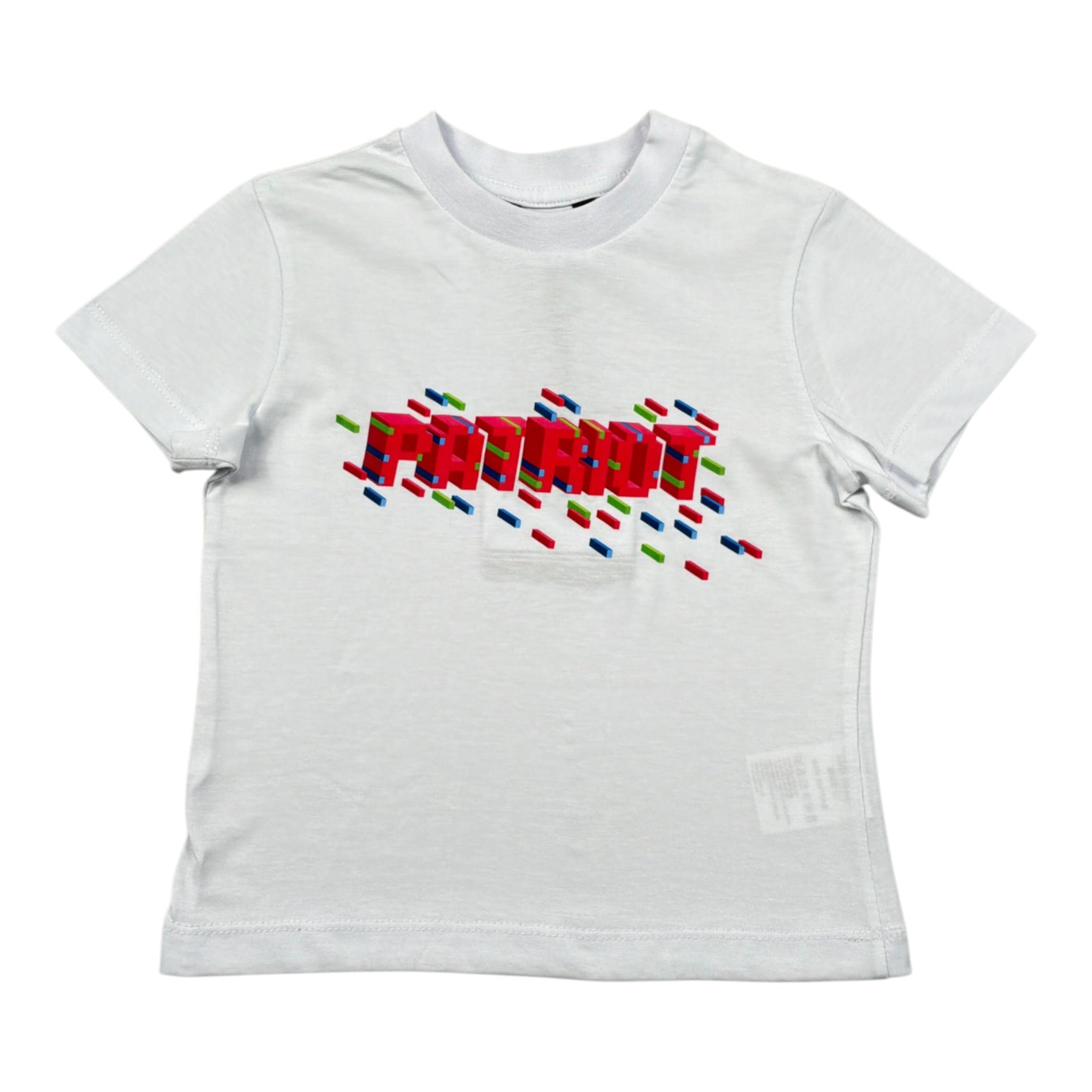 Patriot T-Shirt tinta unita con Stampa Bianco per Neonato PTS005 BIANCO PATRIOT 