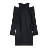 Patrizia Pepe Abito Manica Lunga tinta unita Nero per Bambina 7A0565 NERO PATRIZIA PEPE 