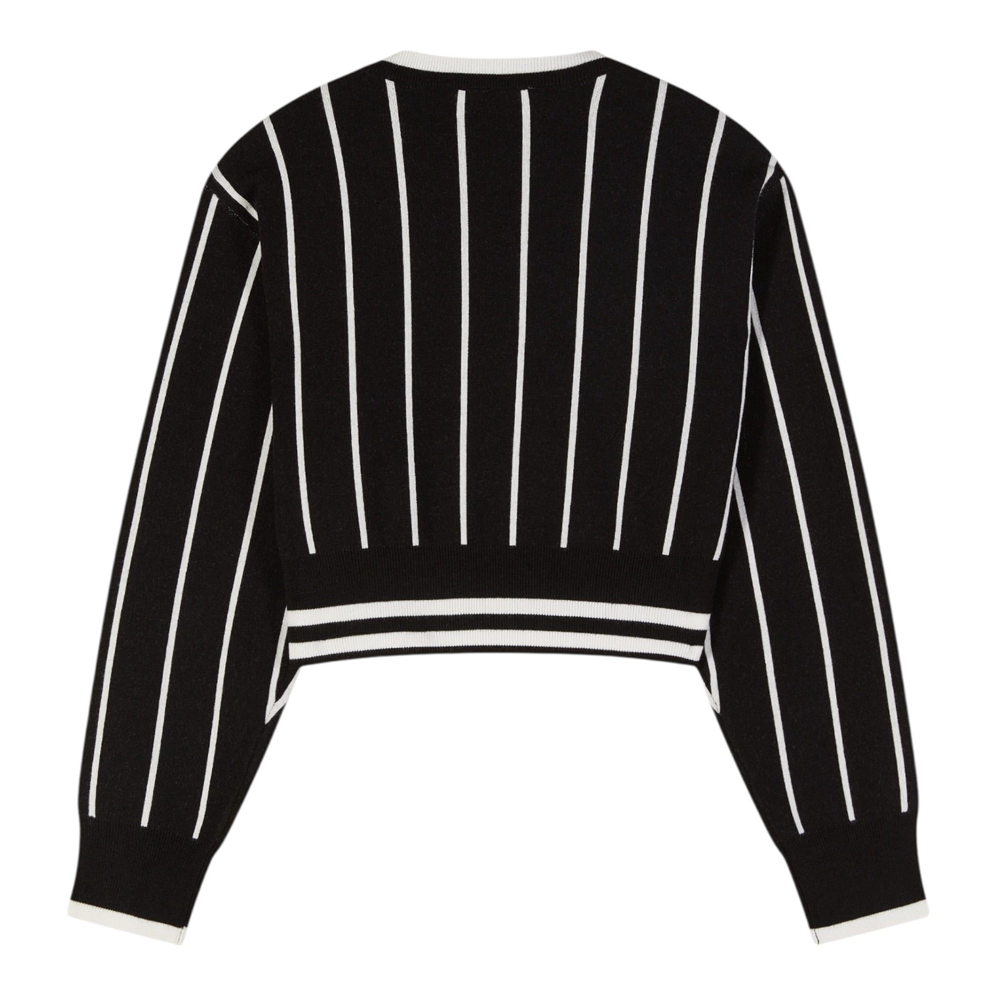 Patrizia Pepe Maglia Bicolore con Fantasia A Righe Bianco/Nero per Bambina 7K0057 BIANCO/NERO PATRIZIA PEPE 