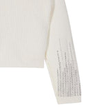 Patrizia Pepe Maglia tinta unita con Brillantini Panna per Bambina 7K0059XX PANNA PATRIZIA PEPE 