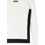 Patrizia Pepe Maglia tinta unita con Profili In Contrasto Bianco per Bambina 7K0063XX BIANCO PATRIZIA PEPE 