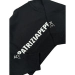 Patrizia Pepe Maglia Girocollo tinta unita con Stampa Logo Nero per Bambina 7K0069 NERO PATRIZIA PEPE 