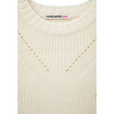 Patrizia Pepe Maglia Girocollo Tint Unita Panna per Bambina 7K0070 PANNA PATRIZIA PEPE 