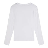 Patrizia Pepe Shirt tinta unita con Brillantini Bianco per Bambina 7M0752 BIANCO PATRIZIA PEPE 