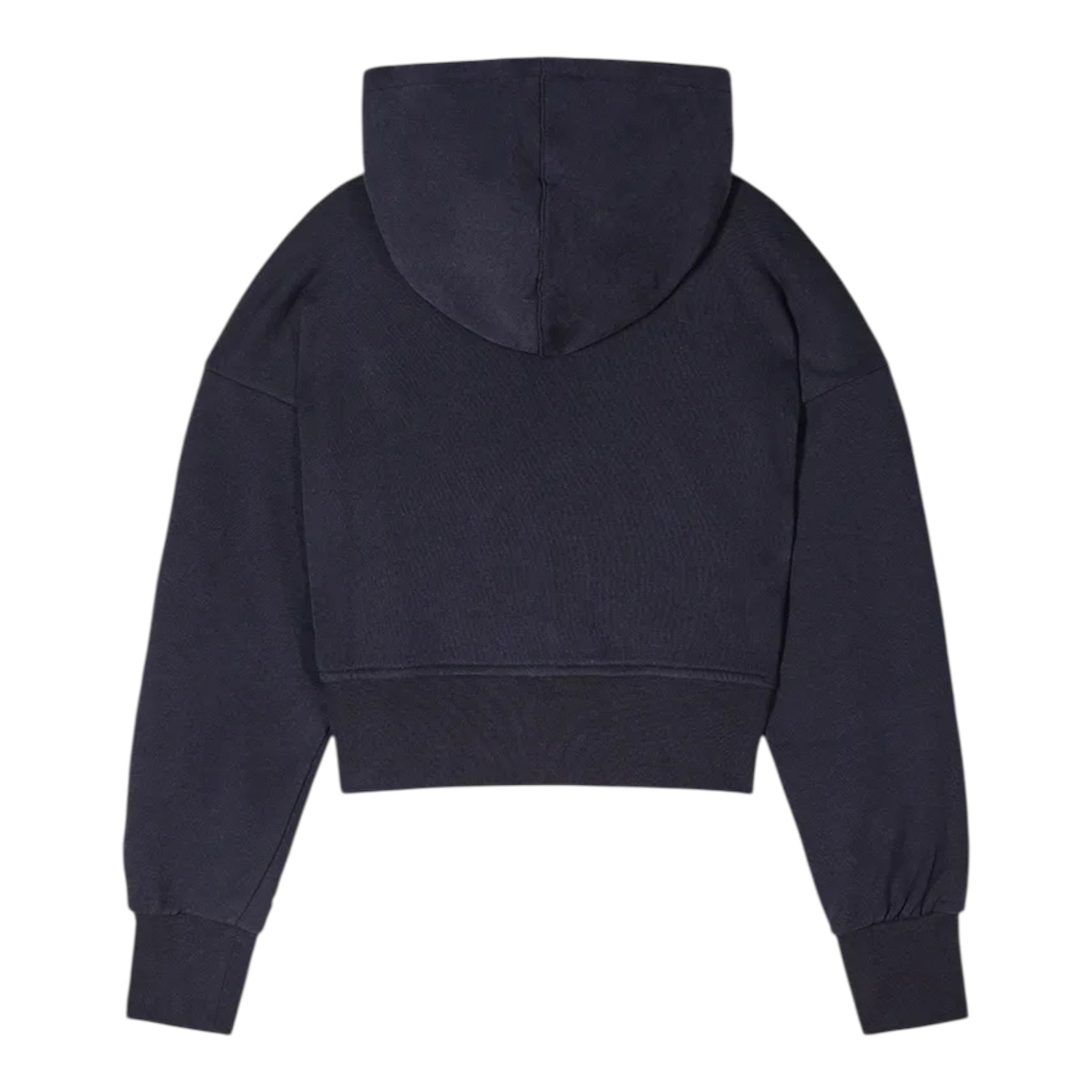Patrizia Pepe Felpa tinta unita con Zip E Cappuccio Nero per Bambina 7M0823X NERO PATRIZIA PEPE 