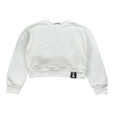 Patrizia Pepe Felpa tinta unita con Stampa Bianco per Bambina 7M0932 BIANCO PATRIZIA PEPE 