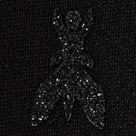Patrizia Pepe Felpa tinta unita con Stampa Nero per Bambina 7M0932XX NERO PATRIZIA PEPE 