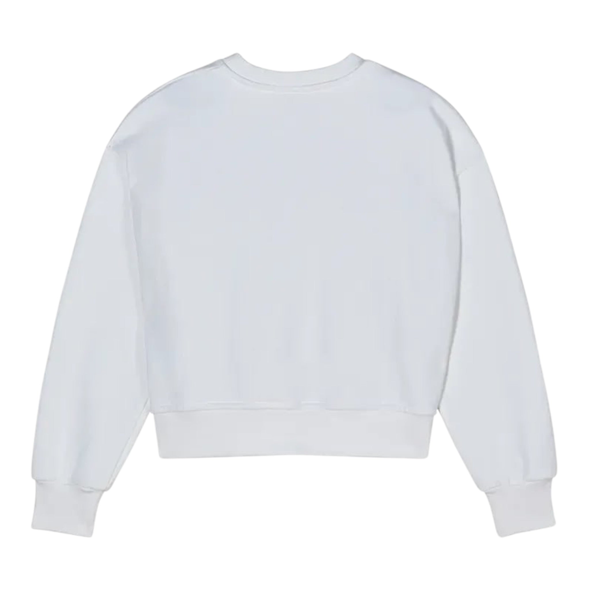 Patrizia Pepe Felpa tinta unita con Stampa Bianco per Bambina 7M0932XXX BIANCO PATRIZIA PEPE 