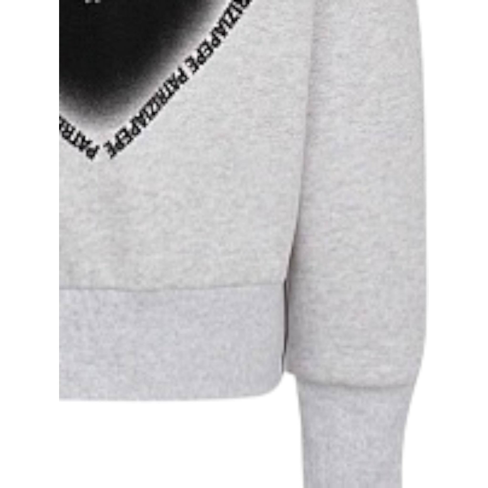 Patrizia Pepe Felpa tinta unita con Cappuccio E Stampa Grigio per Bambina 7M0934X GRIGIO PATRIZIA PEPE 