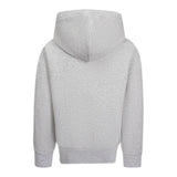 Patrizia Pepe Felpa tinta unita con Cappuccio E Stampa Grigio per Bambina 7M0934X GRIGIO PATRIZIA PEPE 