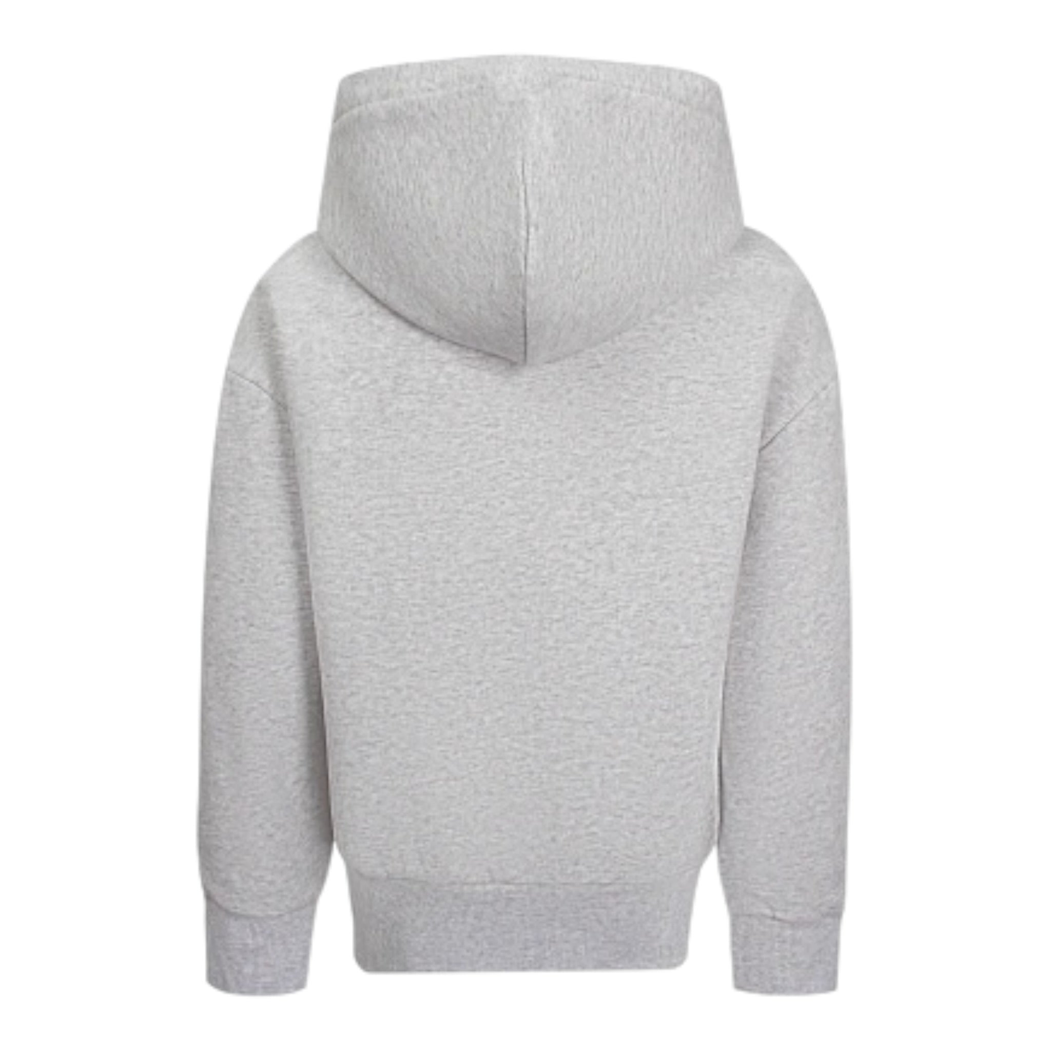 Patrizia Pepe Felpa tinta unita con Cappuccio E Stampa Grigio per Bambina 7M0934XX GRIGIO PATRIZIA PEPE 