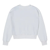 Patrizia Pepe Felpa tinta unita con Stampa Bianco per Bambina 7M0942 BIANCO PATRIZIA PEPE 