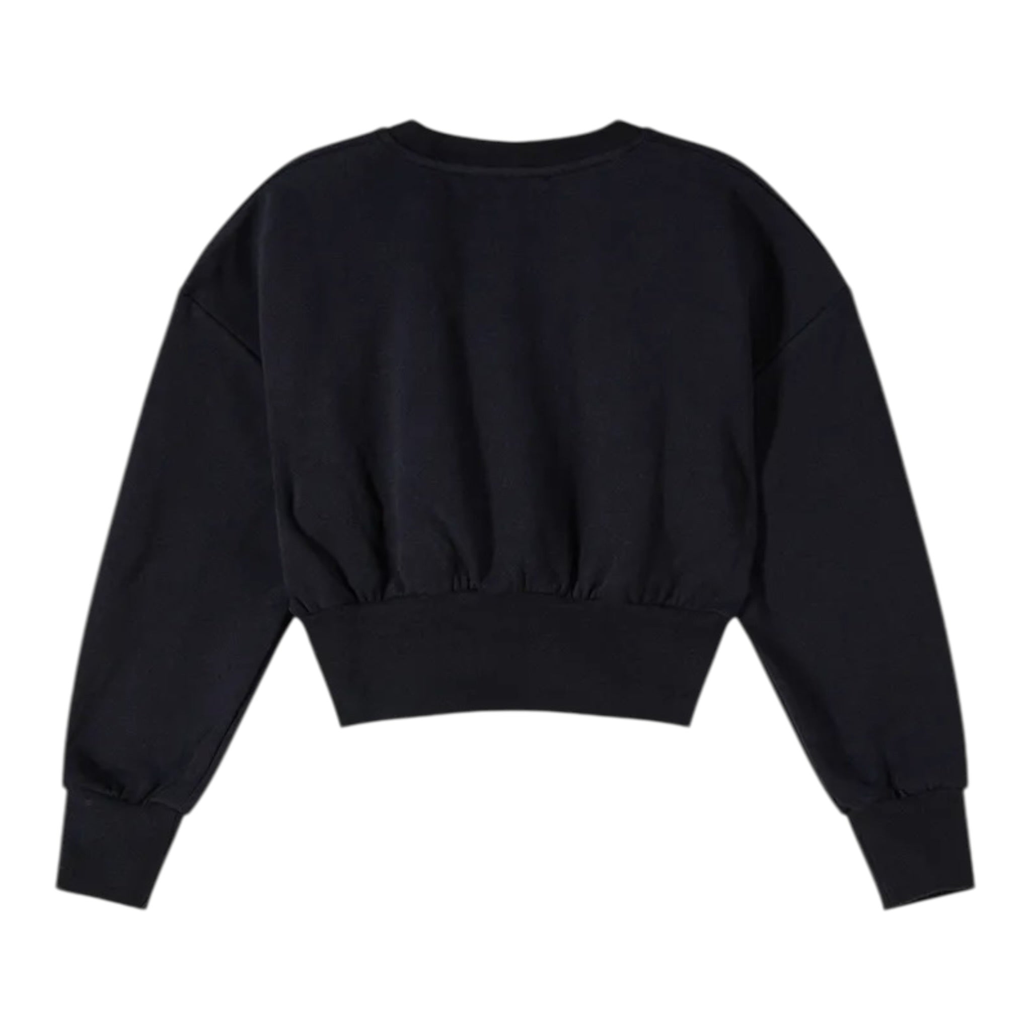 Patrizia Pepe Felpa Chiusa Girocollo tinta unita Nero per Bambina 7M0946X NERO PATRIZIA PEPE 