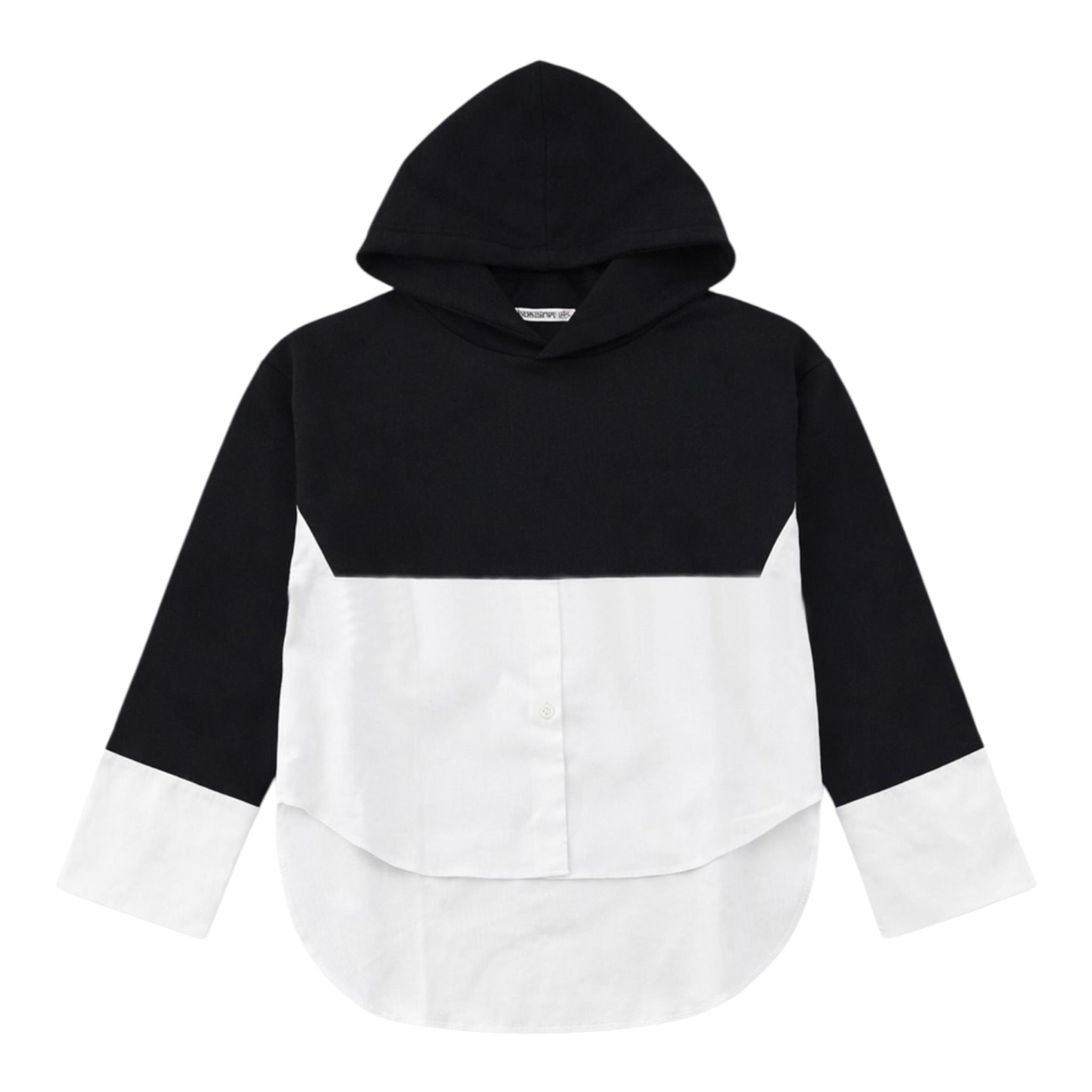 Patrizia Pepe Felpa Chiusa con Cappuccio tinta unita Nero per Bambina 7M0947X NERO PATRIZIA PEPE 