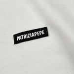 Patrizia Pepe Shirt tinta unita con Logo Bianco per Bambina 7M0956 BIANCO PATRIZIA PEPE 