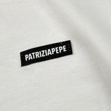Patrizia Pepe Shirt tinta unita con Logo Bianco per Bambina 7M0956 BIANCO PATRIZIA PEPE 