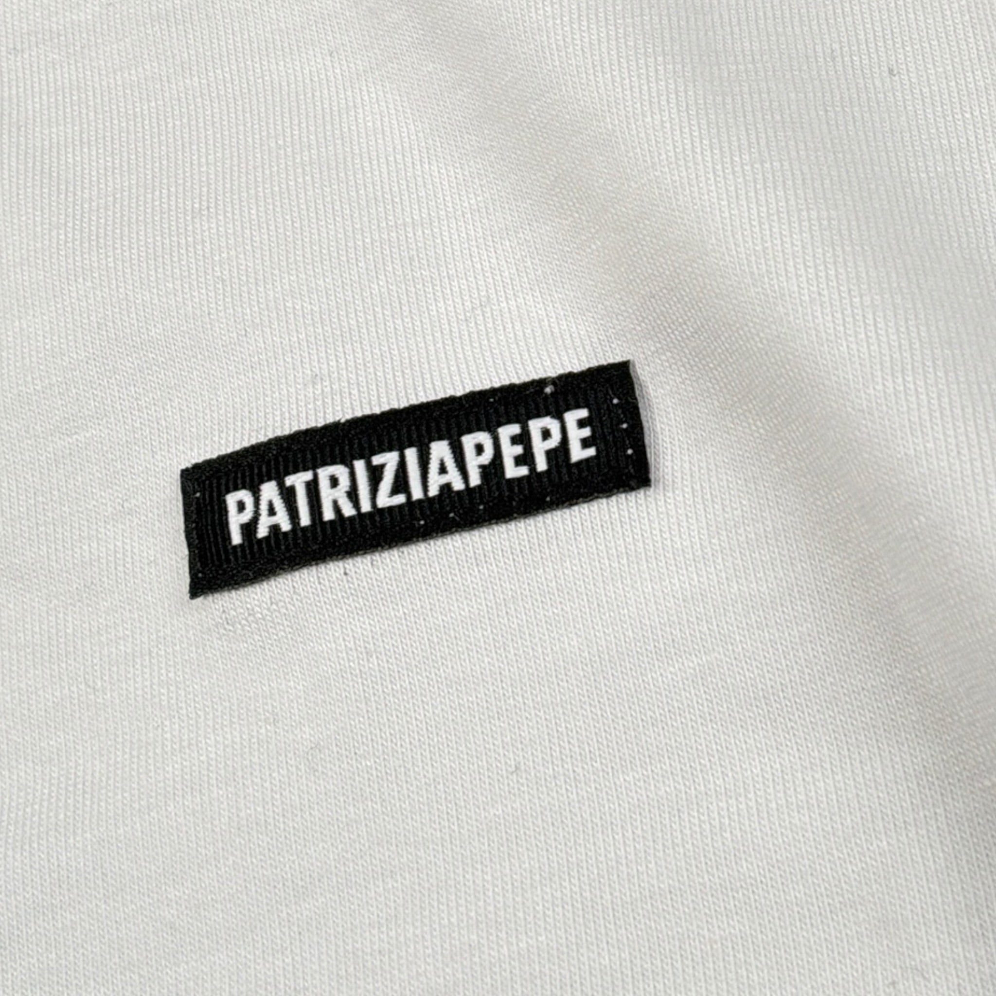 Patrizia Pepe Shirt tinta unita con Logo Bianco per Bambina 7M0956 BIANCO PATRIZIA PEPE 