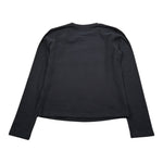 Patrizia Pepe Shirt tinta unita con Logo Nero per Bambina 7M0956 NERO PATRIZIA PEPE 